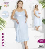 Maternity Short Sleeve Sleeping Gown