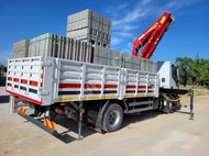 Construction shop cranes, cranes with a folding arm