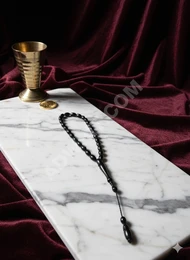 Siyah Amanos ahşap tespih