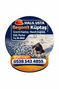 Mersin begonit küptaş zemin döşeme uygulama ekibi Halil 