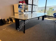 DEMİRHAN OFİS - MDF 10 KİŞİLİK ELİPS TOPLANTI MASASI
