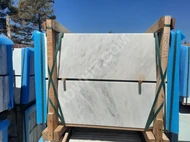Türk beyaz gri mermer step & riser 