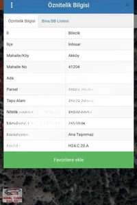 Agricultural lands with an area of 27,000 square meters, parceled and documented with property title deeds, in BİLECİK İNHİSAR AKKÖY.