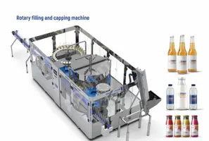 Rotary Filing and Capping Machine
