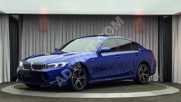 BMW 320i Sedan Sport model 2024, special Portimao Blue paint, without any defects.