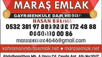 Single-title deed field for sale in HACI MUSTAFA neighborhood by MARAŞ EMLAK