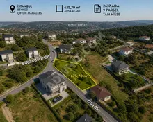 BEYKOZ ÇİFTLİK’TE 625 m² MÜSTAKİL PARSEL VİLLA İMARLI görsel 1