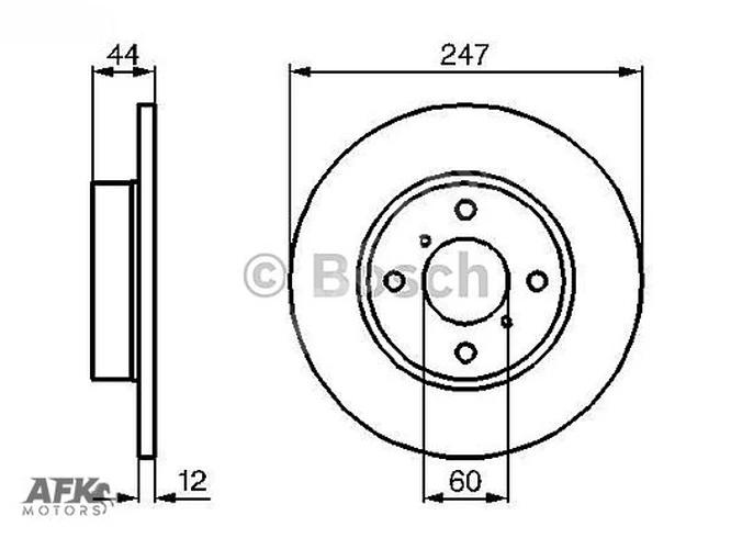 ÖN DİSK OPEL AGİLA