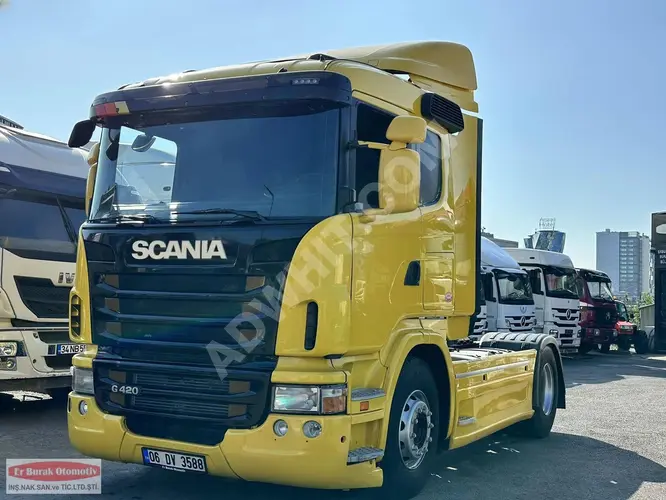 ERBURAK'DAN 2012 MODEL EURO5 SCANİA G420 ROTERDARLI DUŞUK KM