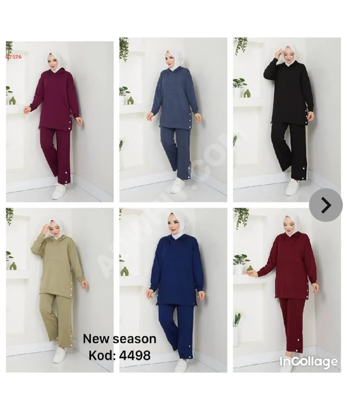 Tesettür  Kadınlar için Dışarı Çıkma Pijaması