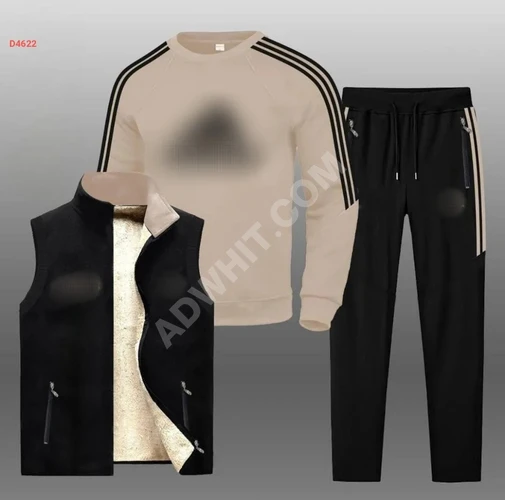 Markalı Spor Pijama Takımı ve Yünlü Şişme Yelek