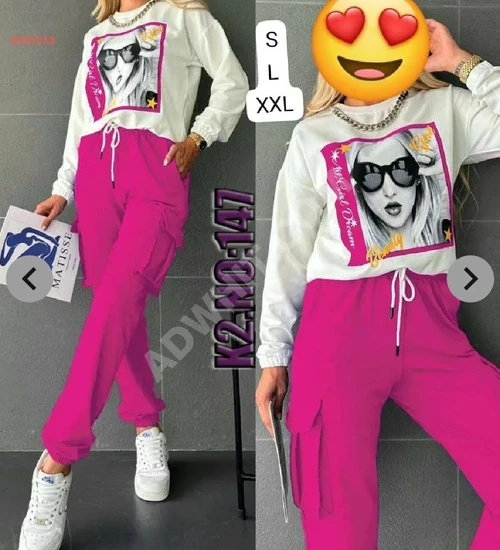 Pantolonlu ve kazaklı pijaması