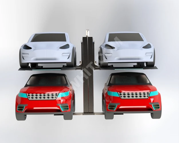 4 ARAÇ KAPASİTELİ MEKANİK OTOPARK SİSTEMİ