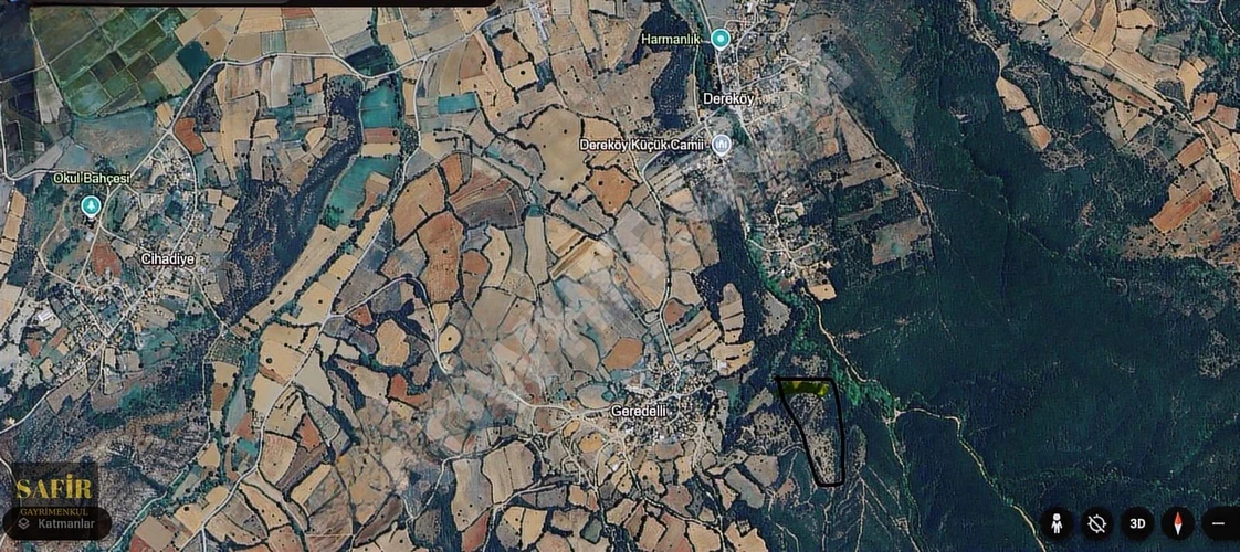 ÇANAKKALE BİGA'DA 32.350M2 TEK TAPU KÖYE YAKIN ARSA