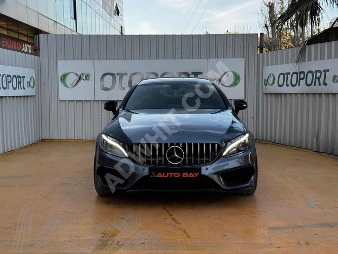 2018-C 180 COUPE-C63 DÖNÜŞÜM-9G TRONİC-19JANT-SERVİS BAKIMLI
