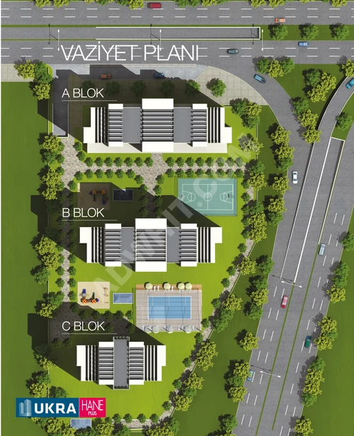 İstanbul, HANE PLUS sitesinde satılık 2+1 daire - REF 692