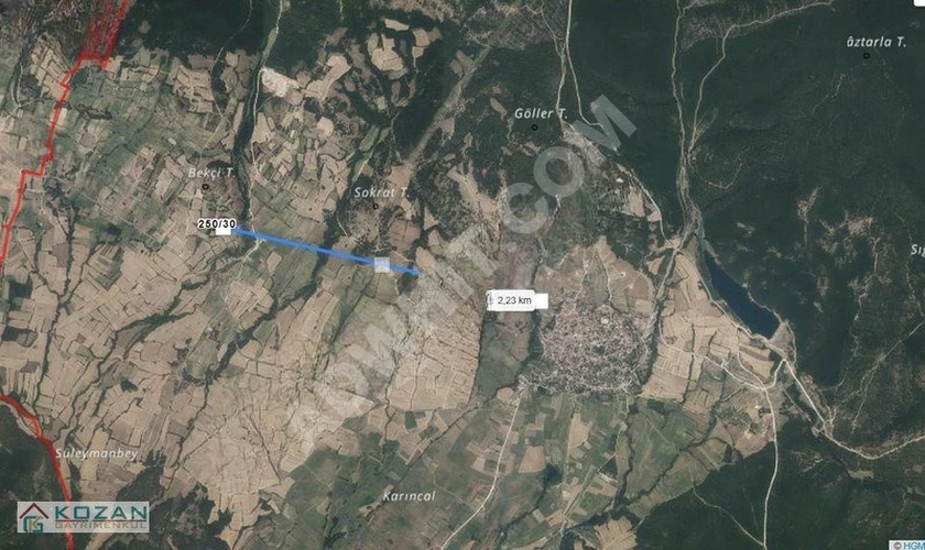 Kozan Gayrimenkul'den Kırklareli Vize,Sergen köyü 1.846.84 m2