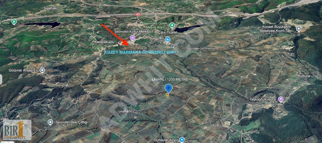 KÖRFEZ OSMANLI KÖYÜNDE SATILIK ARSA