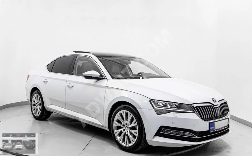 HATASIZ/2020/22.000 KM/SKODA/SUPER B/PRESTİGE/DSG/BEYAZ/İÇİ BEJ/