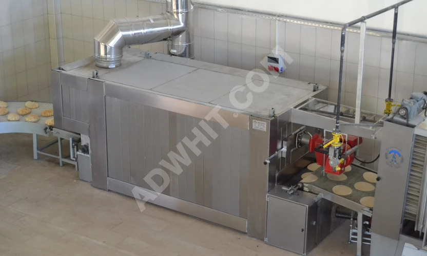 Arap ekmeği üretim hattı