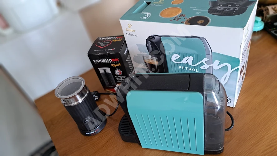 Kahve makinesi takımı.