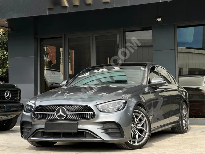 HATASIZ 2022 MERCEDES E 200d AMG+ÇİFT HAFIZA+VAKUM+PERDE FUL