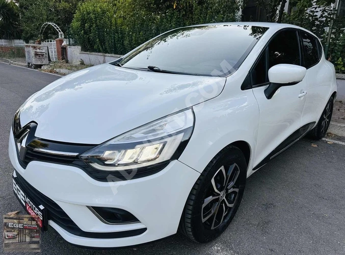 EGE MOTORS/2018 RENAULT CLİO1.5 İCON/OTOMATİK/MAKYAJLI/TRAMERSİZ