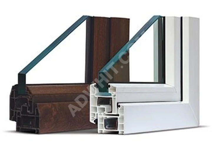 UPVC & PVC Profiller: Beyaz, Siyah,