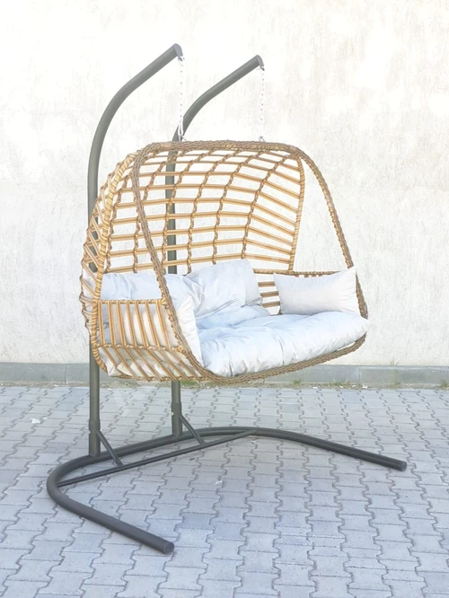 Bahçe mobilyası yarım fındık salıncak ev bahçe salıncakları