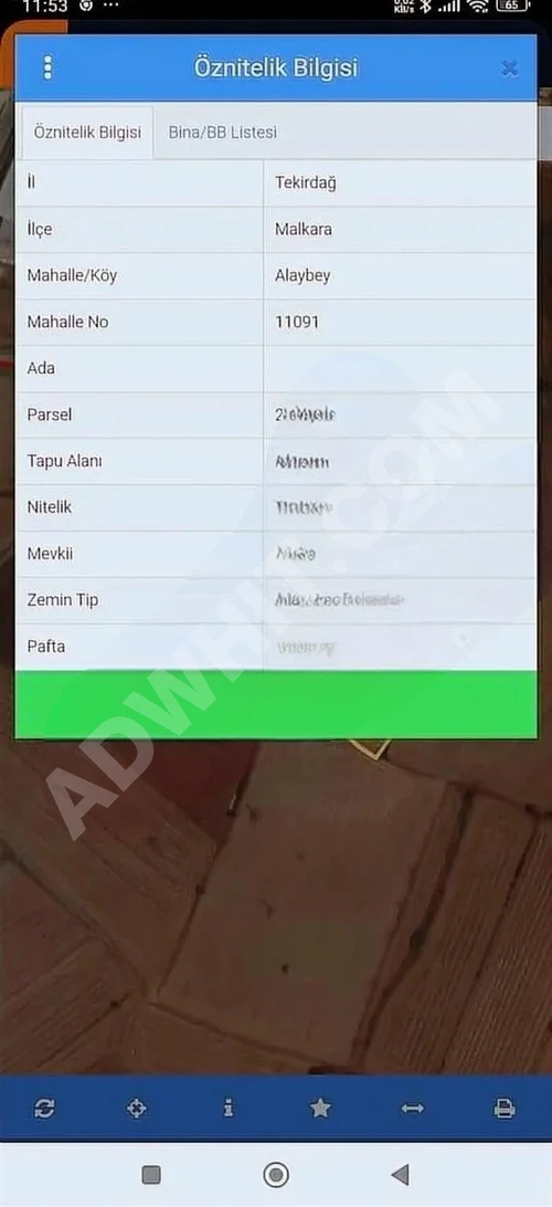 Malkara Sanayi Bolgesi Satılık 42000m2 Tarla