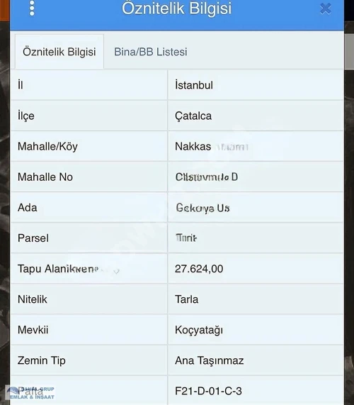 ÇATALCA NAKKAŞTA İSTANBUL HAVAALANI KANAL İST 10dk SATILIK TARLA