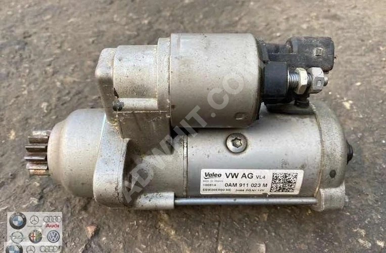 0AM911023M VW/A3/GOLF MARŞ MOTORU START STOPLU (ORJİNAL)