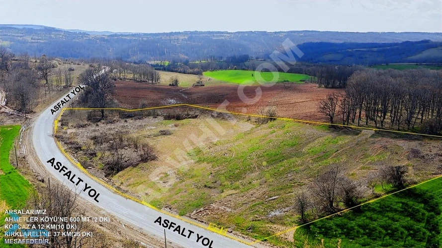 KIRKLARELİ İNCİSİ KOFÇAZDA ASFALT CEPHE ÇİFTLİK YAPIMINA UYGUN
