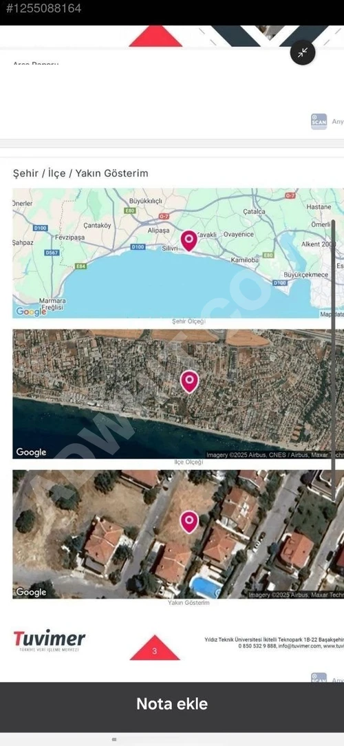 SİLİVRİ SEMİZKUMLAR CUMHURİYET MAH DENİZE 100 METRE 280 M2 ARSA