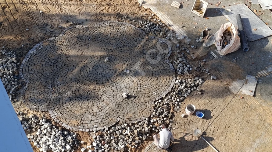 Antalya granit küptaş begonit küptaş uygulama ekibi Halil