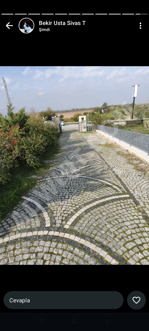Ankara granit küp taş begonit küp taş uygulama Halil 