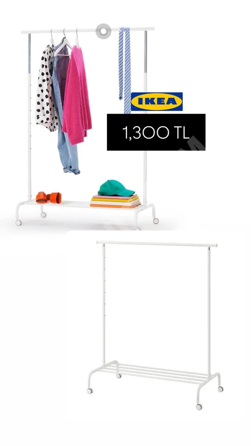 IKEA'dan giysi askısı
