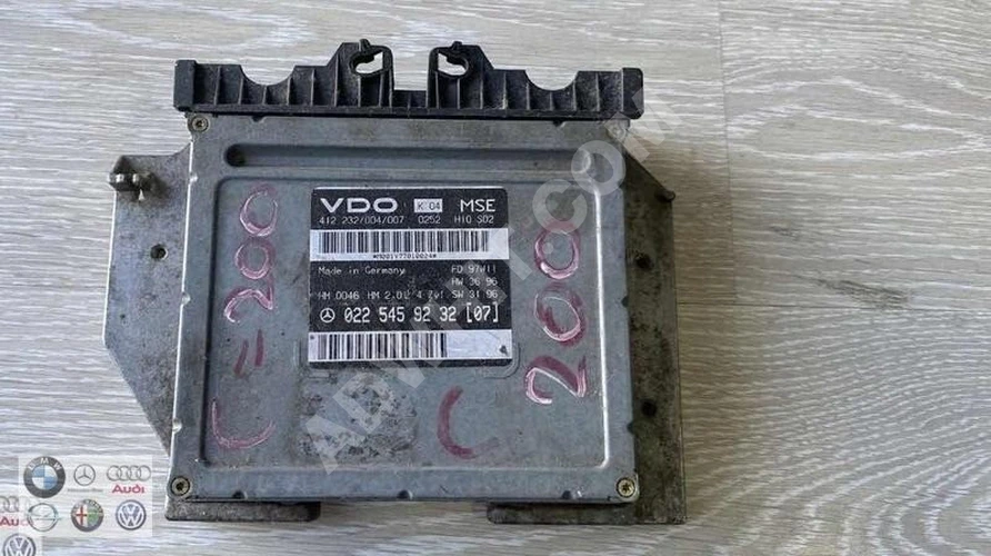 MERCEDES C/E W202 W210 MOTOR BEYNİ (ORJİNAL) 0225459232 ÇIKMA