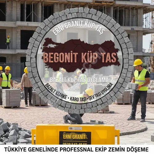 Siverek bazalt küptaş Begonit küptaş granit küptaş uygulama 