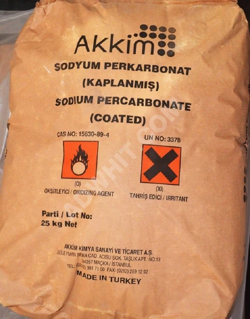 Türkiye'den sodyum perkarbonat satışı