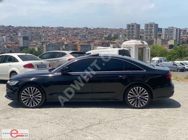 2018 أودي A6 2.0 TDI كواترو أسود داخلي بني فاتح مصابيح ماتريكس من ايرلار للسيارات