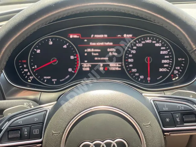 2018 أودي A6 2.0 TDI كواترو أسود داخلي بني فاتح مصابيح ماتريكس من ايرلار للسيارات