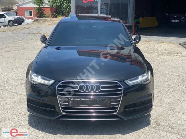 2018 أودي A6 2.0 TDI كواترو أسود داخلي بني فاتح مصابيح ماتريكس من ايرلار للسيارات