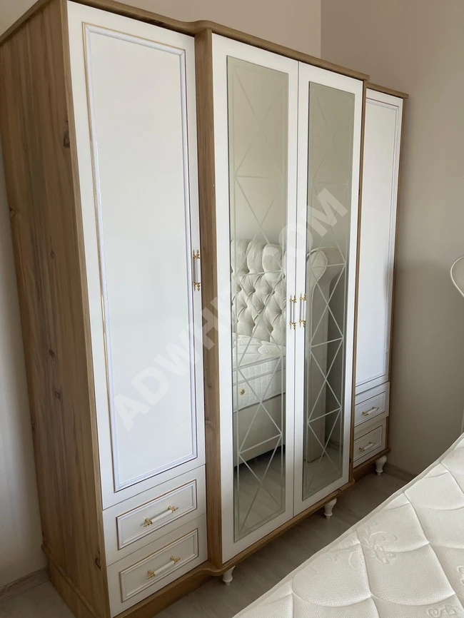 Bed and wardrobe for sale