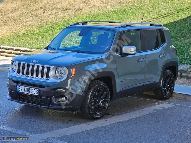 From B Motors for Cars: Jeep Renegade Limited with panoramic views, lane control, and heating