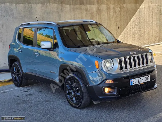 From B Motors for Cars: Jeep Renegade Limited with panoramic views, lane control, and heating