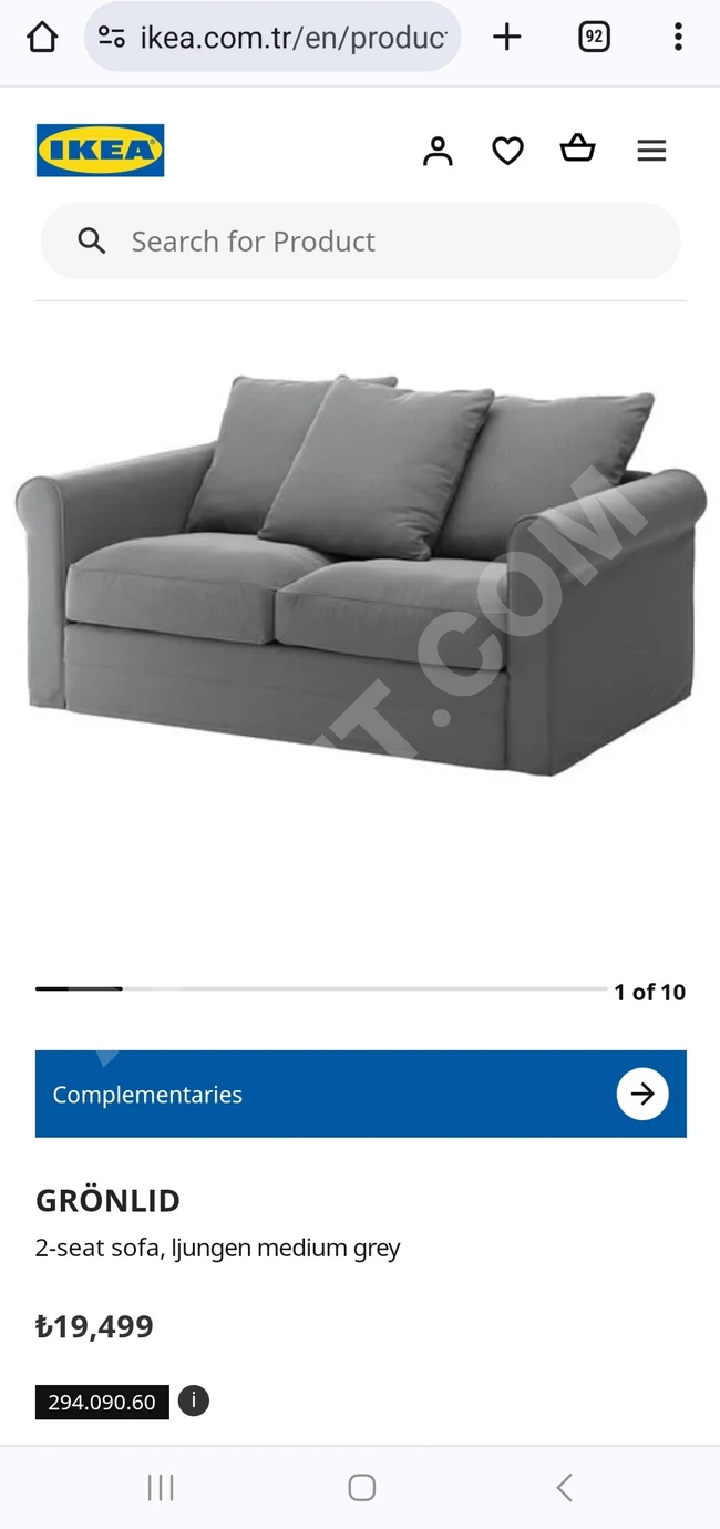 Two IKEA sofas for sale