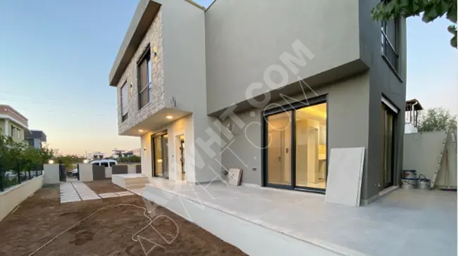 Villa 3+1 independent for sale near the sea in Doğanbey Cumhuriyet