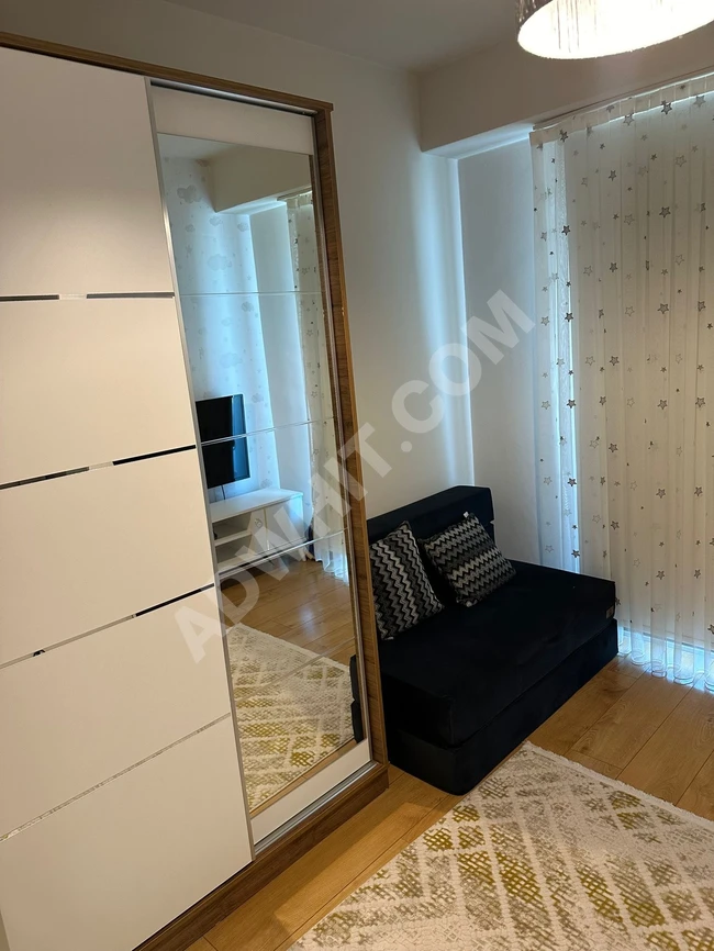 İstanbul'da kiralık açık manzaralı lüks eşyalı daire