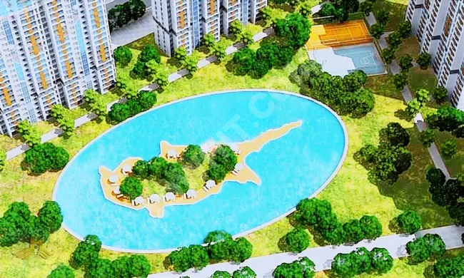 Amazing incomplete apartments for investment in Bahçeşehir